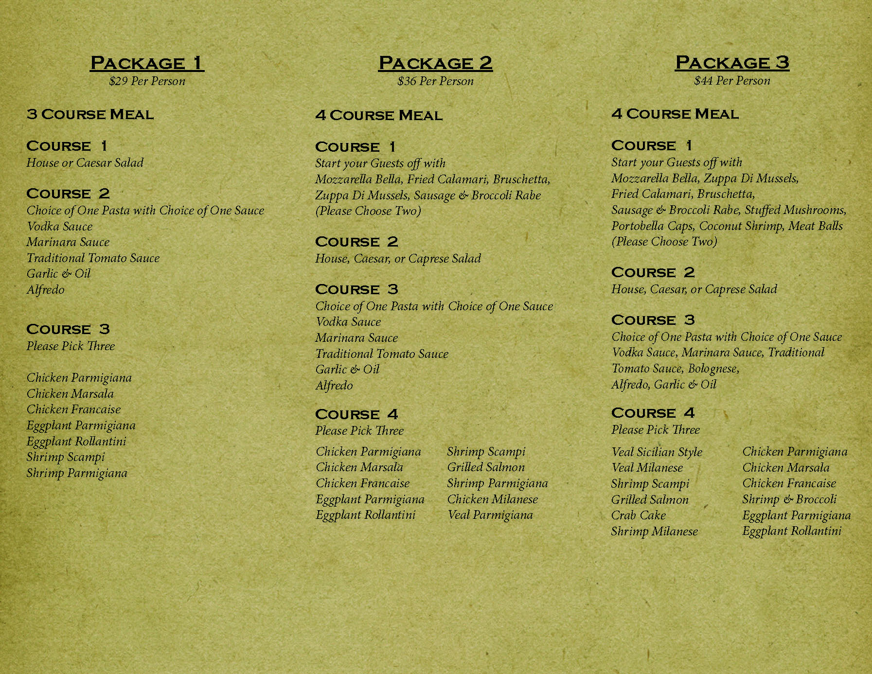 Catering Packages 2